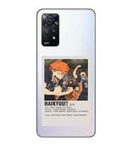 Redmi Note 12 Pro 4G Uyumlu Haikyuu!! Poster Tasarımlı Şeffaf Telefon Kılıfı