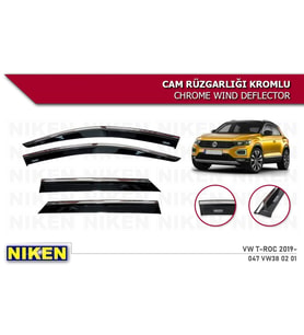 Volkswagen Troc Kromlu Cam Rüzgarlığı Niken 2019 Sonrası