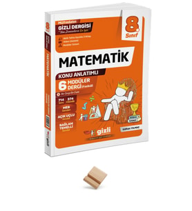 Gizli LGS 2027 8. Sınıf Matematk Konu Anlatımlı Modüler Dergi + Telefon Standı