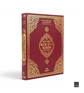 Furkan 17740 Cami Boy Tecvidli Kuranı Kerim Termo Deri Cilt Bordo Renk