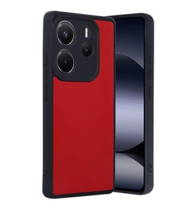 Note 14 4G Kılıf Aras Deri Kapak - Kırmızı