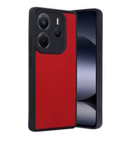 Note 14 4G Kılıf Aras Deri Kapak - Kırmızı