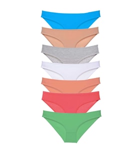 7 adet Süper Eko Set Likralı Kadın Slip Külot