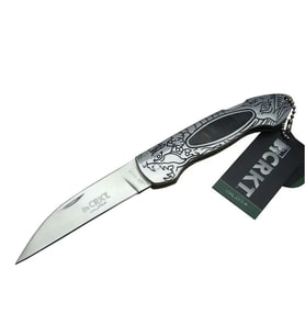 Cr 0124 Kamp Çakı 20 Cm - Metal Desenli Sap, Kılıflı, Kutulu