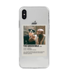 Iphone X / Xs Uyumlu Yeşil Yol Minimalist Poster Desenli Şeffaf Telefon Kılıfı