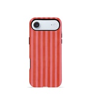 iPhone 17 Air Vorian Çift Katmanlı MagSafe Kılıf Tomato Red Stripe