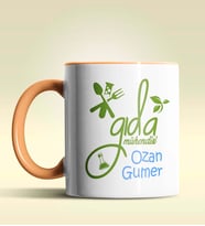 Kişiye Özel Gıda Mühendisi 2 Tasarımlı Turuncu Kupa Bardak (Turuncu)