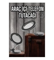 Mey İthalat® Yeni Nesil Araç İçi Mıknatıslı Telefon Tutacağı Tüm Telefonlara Uyumlu