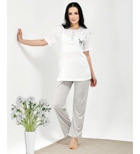 HF Club 3108 Kadın Kısa Kol Pijama Takımı