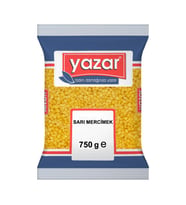 Yazar Sarı Mercimek 750 Gr x 4 Adet