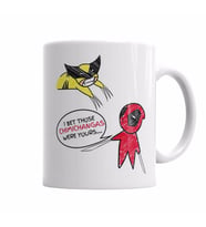 Deadpool Wolverine Marvel Kupa Bardak Porselen