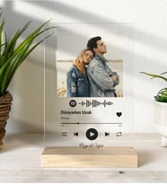 Kişiye Özel Spotify Plak Barkodlu