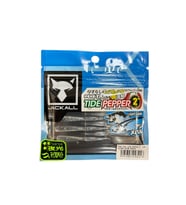Jackall Peke Tail Tide Pepper 2'' 5cm Silikon Yem (CLEAR GLOW CRUSH)