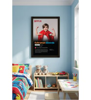 Kişiye Özel Film Posteri Ahşap Tablo  Boyflix UV Baskı Çerçeveli
