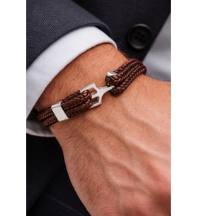 Deep Brown Core – Hakiki Deri Erkek Bileklik-50-675