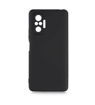 Xiaomi Redmi Note 10 Pro Kılıf Özel Orijinal Lansman Serisi, İçi Kadife, Pürüzsüz Yumuşak ve Mat TPU Silikon (Siyah)