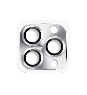 Apple İphone 16 Pro Max Pers Alüminyum Kamera Lens - Gümüş