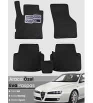 ALFA ROMEO 159 (2005-2011) Uyumlu EVA Paspas Tam Set–Araca Özel,Kolay Montaj,Su Geçirmez