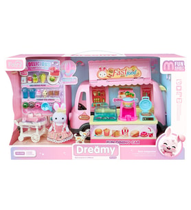 Bay Dreamy Tatlı Karavanı Oyun Seti - Tavşan Figürlü Karavan ve Mutfak Aksesuarları