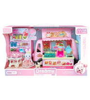 Bay Dreamy Tatlı Karavanı Oyun Seti - Tavşan Figürlü Karavan ve Mutfak Aksesuarları