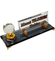 Masalık Buro Ofıs  M536 DUNYA GOLD Masa İsimliği