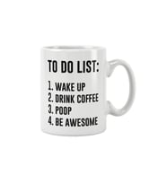 To Do List Eğlenceli Baskılı Kupa Bardak