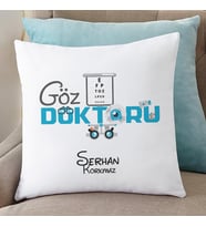 Kişiye Özel Göz Doktorlarına Özel Kare Yastık