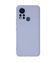 İnfinix Hot 11s Kılıf Nano İçi Kadife Silikon - Lila