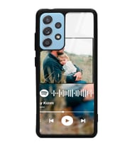 Samsung A72 Uyumlu Spotify Tasarımlı Glossy Telefon Kılıfı