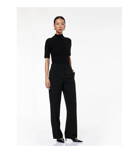 Koton Straight Fit Siyah Kadın Pantolon 7WAK40020PW