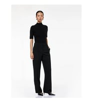 Koton Straight Fit Siyah Kadın Pantolon 7WAK40020PW