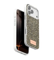 Onegif Apple İphone 17 Pro Max Bright Simli Kapak - Çöl Titanyum