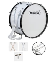 Midex BND-22 Bando Davulu 22 inç 56 cm Çap Profesyonel Bass Davul Seti