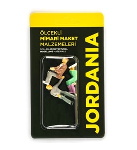 JORDANIA MAKET JE01-İBO1030 BOYALI İNSAN OTURAN 1/030