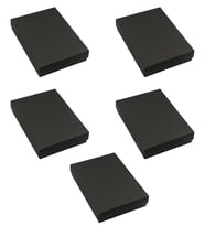 BK Gift 20x15x5cm Siyah Hediye Kutusu-(5'li Paket)