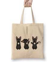 French Bulldog Coffee Lover Bez Çanta Uzun Saplı