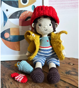 Amigurumi Balıkçı Çocuk