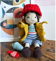 Amigurumi Balıkçı Çocuk