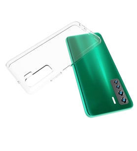 Huawei P40 Lite 5G Kılıf Şeffaf Silikon Hibrit Case Kapak (Renksiz)
