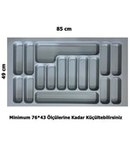 LİDER 85*49 Çekmece İçi Kaşıklık,(76*43 Ölçüsüne Küçülebilir)