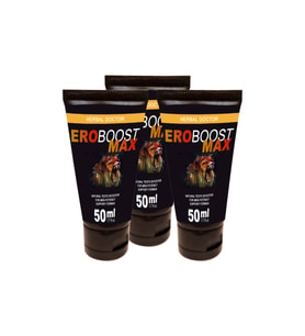 Ero Boost Max Penis Erection 3 Adet 50 ml Penis Kaldırıcı Penis Sertleştirici Etkide Krem