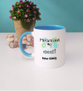 Mekatronik Mühendisi Kupa Bardak Mavi