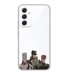 Samsung Galaxy A16 Uyumlu JoJo's Bizarre Adventure Tasarımlı Şeffaf Telefon Kılıfı