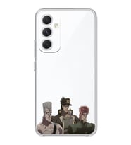 Samsung Galaxy A16 Uyumlu JoJo's Bizarre Adventure Tasarımlı Şeffaf Telefon Kılıfı