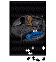 Cookie Monster Kurabiye Canavarı Öcü Korku Puzzle 240 Parça