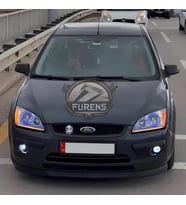 Ford Focus 2 2005-2008 Uyumlu H lip Esnek Ön Lip 2 Parça Karlık Ön Ek Tampon Altı Dil