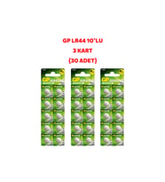 Gp 10'lu 3 Kart (30 Adet) A76 1.5v lin Düğme Pil
