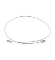 PATCH CORD  UTP CAT6 1 MT SLIM WHITE  (08F003)
