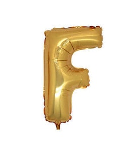 Benim Marifetlerim F Harfi Altın Folyo Balon 16 inch 40 cm