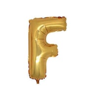 Benim Marifetlerim F Harfi Altın Folyo Balon 16 inch 40 cm